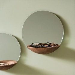 Spejl med hylde Pocket Mirror - large